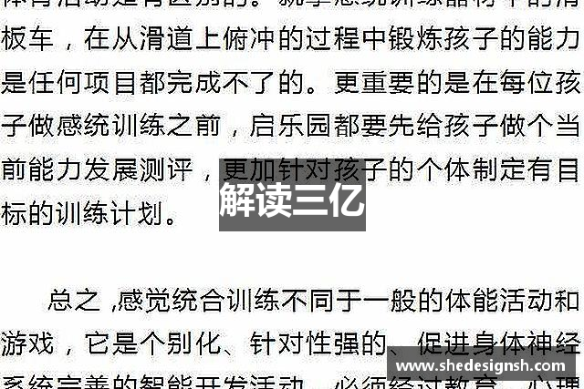 解读三亿